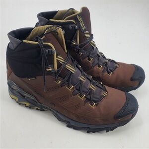 La Sportiva Brown and Black Mountain Raptor 2’s